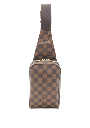 Louis Vuitton Pre-Owned 2004 Damier Geronimos chequered pattern body bag - Brown