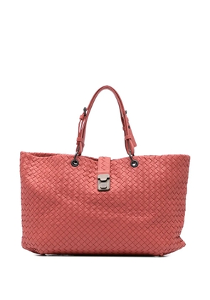 Bottega Veneta Pre-Owned 2012-2024 Medium Nappa Intrecciato Capri tote bag - Red
