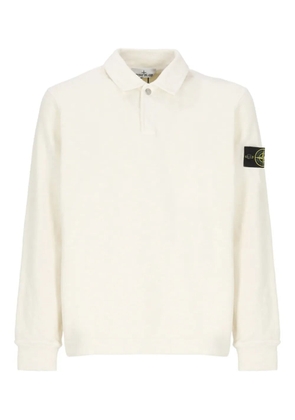 Stone Island Compass-motif polo shirt - Neutrals