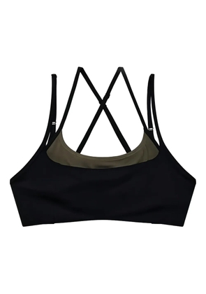 P.E Nation crossover strap sports bra - Black