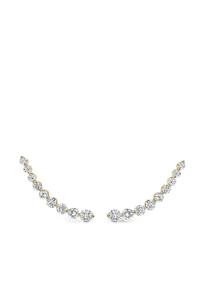 Anita Ko 18K yellow gold Diamond Floating earrings - Silver