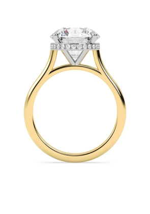 Tilla 14K yellow gold diamond solitaire ring