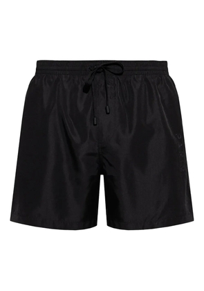 Balmain logo-appliqué swim shorts - Black
