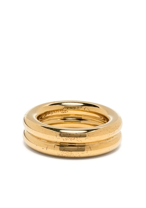 Charlotte Chesnais Double Brahma ring - Gold