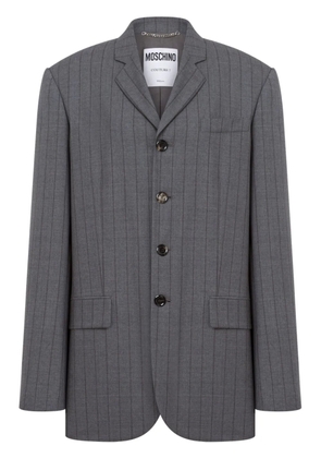 Moschino pinstriped blazer - Grey