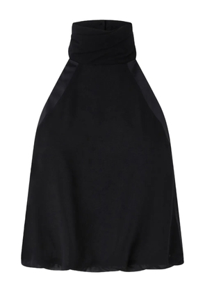PINKO halter-neck satin top - Black