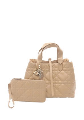 Christian Dior Pre-Owned 2010-2025 Medium Calfskin Macrocannage Toujours Bag tote bag - Brown