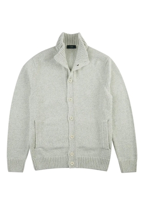 Zanone buttoned cotton cardigan - Grey