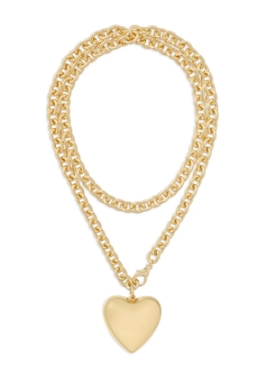 Roxanne Assoulin Big Puffy Heart Charm necklace - Gold