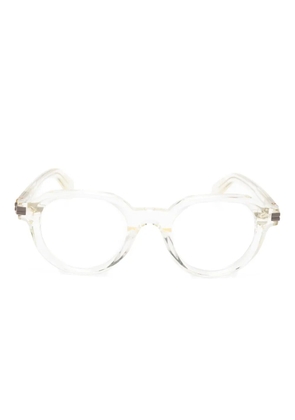 Zegna round-frame glasses - White