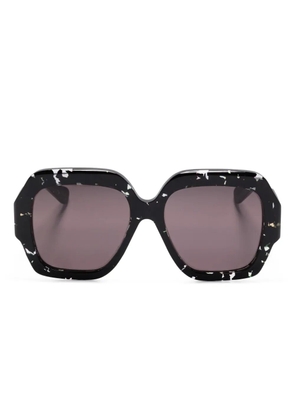 Chloé Eyewear logo-print sunglasses - Black