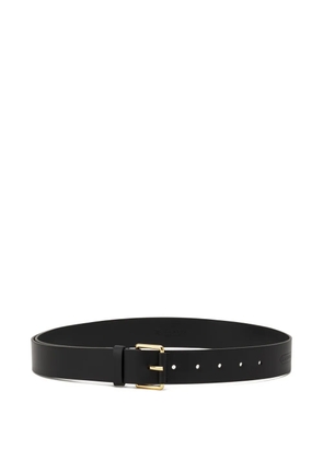 Lanvin leather buckle belt - Black