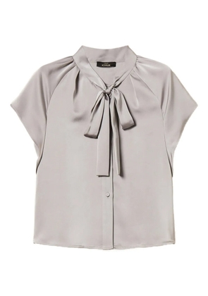 TWINSET bow-detail shirt - Grey