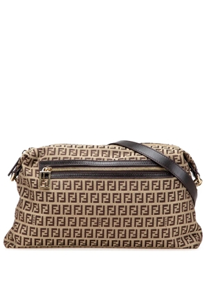 Fendi Pre-Owned 2010-2025 Zucchino Canvas crossbody bag - Brown