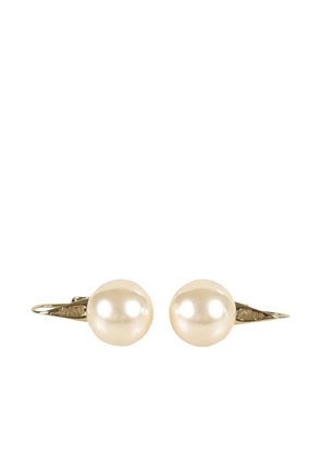 Miu Miu pearl gold-tone earrings - Neutrals