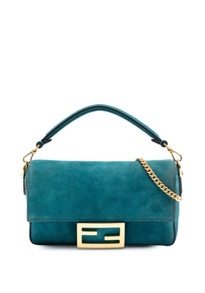 Fendi Pre-Owned 2010-2025 Mini Suede Baguette satchel - Blue