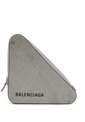 Balenciaga Pre-Owned Triangle clutch bag - Grey
