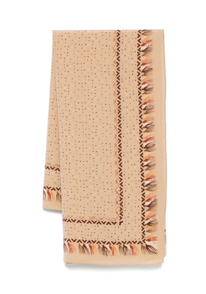 Valentino Garavani Pre-Owned 1970s silk scarf - Neutrals