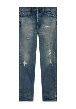 John Elliott frayed distressed jeans - Blue