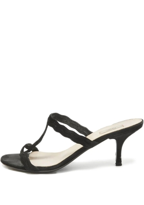 Prada Pre-Owned suede sandals - Black