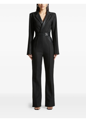 Manière De Voir tailored belted jumpsuit - Black