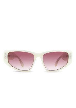 Isabel Marant Eyewear rectangle-frame sunglasses - White
