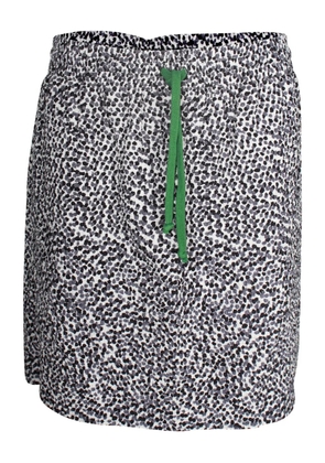 Celine Pre-Owned polka-dot drawstring skirt - White