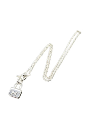 Hermès Pre-Owned 2010s silver Amulettes Constance necklace