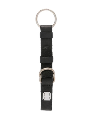Guidi leather keyring - Black