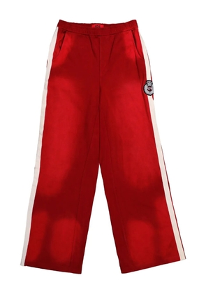 424 ripped side-stripe track trousers - Red