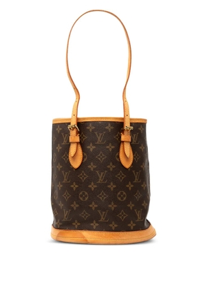 Louis Vuitton Pre-Owned 2001 Monogram Petit bucket bag - Brown