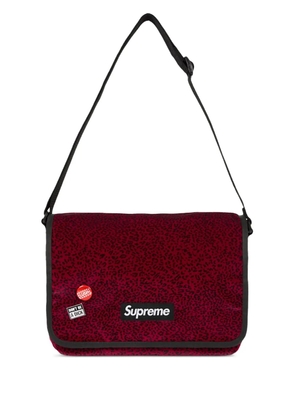 Supreme animal-print messenger bag - Red