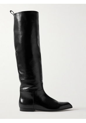 KHAITE - Colt Glossed-leather Knee Boots - Black - IT36,IT36.5,IT37,IT37.5,IT38,IT38.5,IT39,IT39.5,IT40,IT41