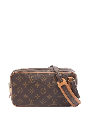 Louis Vuitton Pre-Owned 1990 Marly monogram bandouliere cross body bag - Brown