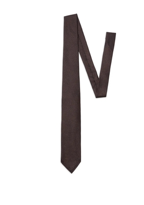 DSQUARED2 textured-jacquard tie - Brown