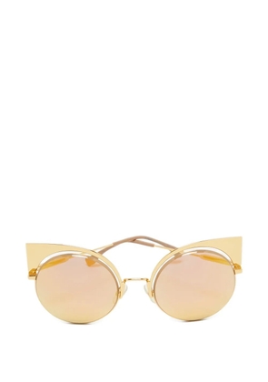 Fendi Pre-Owned Eyeshine cat-eye sunglasses - Yellow