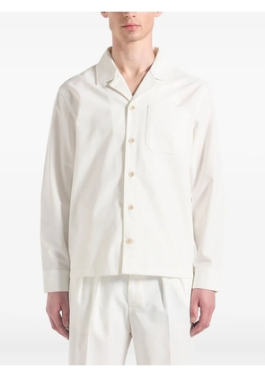 Manière De Voir Constant linen overshirt - White