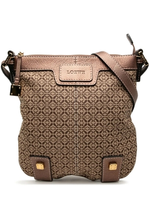 Loewe Pre-Owned 2007 Anagram Canvas New Road crossbody bag - Brown