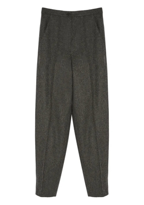 Yves Salomon flannel tailored trousers - Grey