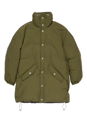 Acne Studios 1996 logo-print padded coat - Green