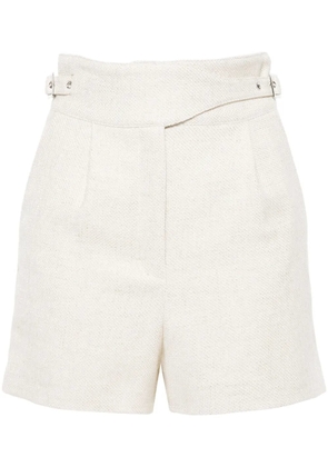 IRO pleated textured shorts - Neutrals