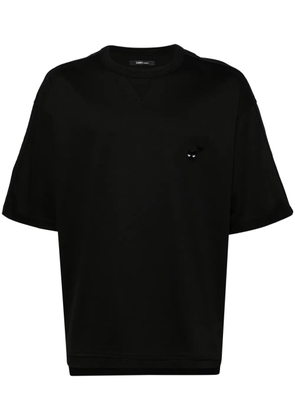 ZZERO BY SONGZIO love panther hand rope T-shirt - Black