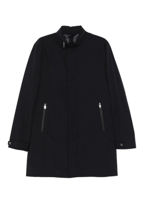 Corneliani zip-fastening high-neck coat - Blue