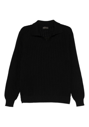 Dell'oglio polo-collar sweater - Black