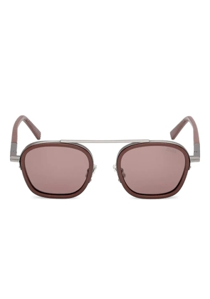 Zegna square-frame sunglasses - Brown
