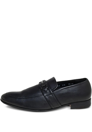 Ferragamo Pre-Owned leather loafers - Black