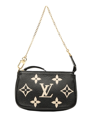 Louis Vuitton Pre-Owned 2021-2025 Bicolor Monogram Empreinte Mini Pochette Accessoires handbag - Black