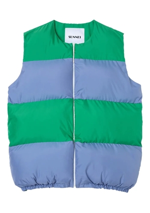 Sunnei puffy gilet - Green