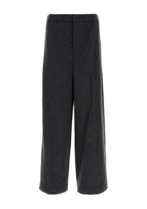 Jil Sander flannel wool trousers - Grey