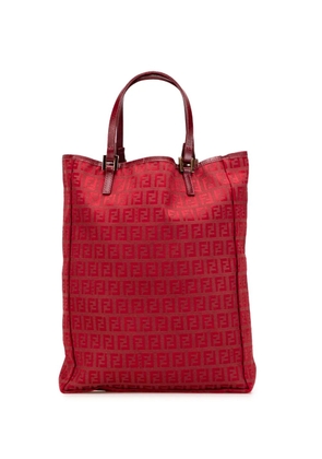 Fendi Pre-Owned 2000-2010 Zucchino Canvas tote bag - Red
